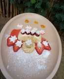 Postre Navideño de panacotta