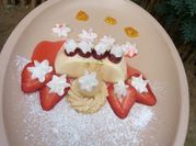 Una foto de crema chantilly de italia
