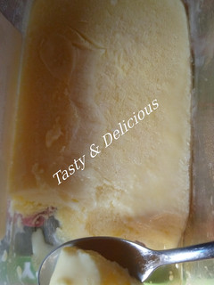 A picture of Custard vanilla ice cream.