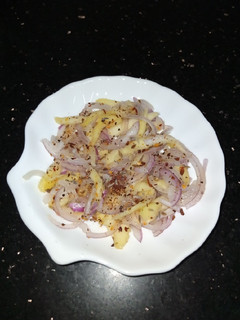 A picture of Raw Mango Onion Salad.