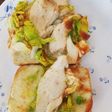 Sandwich dada panggang keju avocado--Southbeach Diet makan siang
