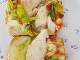 Sandwich dada panggang keju avocado--Southbeach Diet makan siang