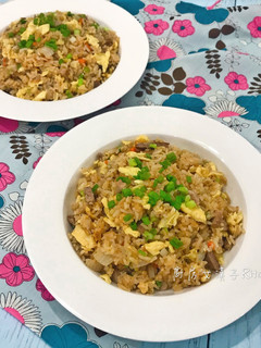 肉絲蛋炒飯 的食譜成品照片