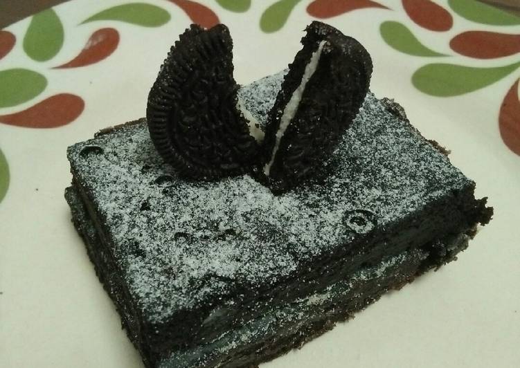 Brownies oreo VIRAL cuma 2 bahan saja
