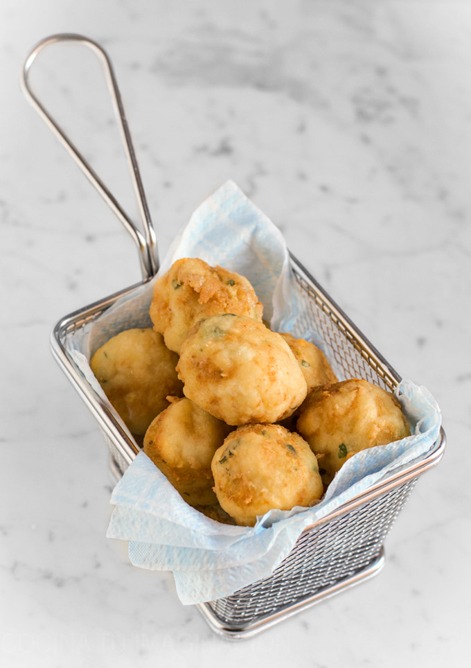 Una foto de Albóndigas de bacalao caseras