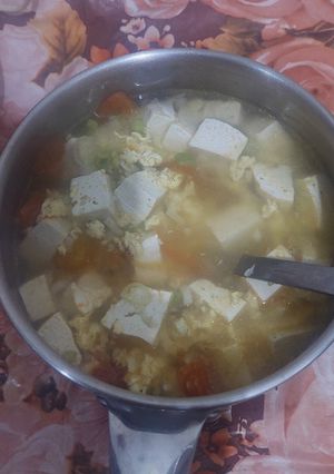 Foto resep Sup tomat telur