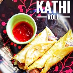 A picture of Soya Kathi Roll.