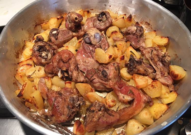 Agnello al forno con patate