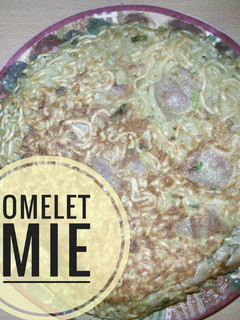 Foto resep Omelet Mie