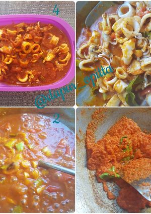 Foto resep Cumi Saos Padang