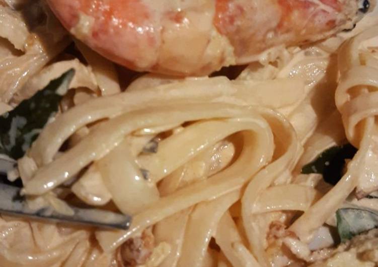 🚩Buttermilk Seafood Pasta