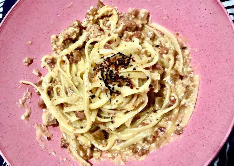 Cara Gampang Membuat Spicy &amp; Creamy Fettuccine yang Enak