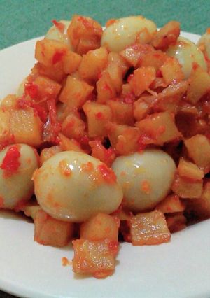 Foto resep Sambal Goreng Kentang & Telur Puyuh