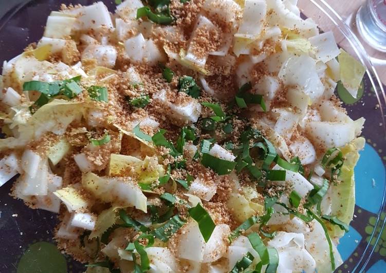 Étapes pour Faire Super rapide Fait maison Salade d&#39;endives