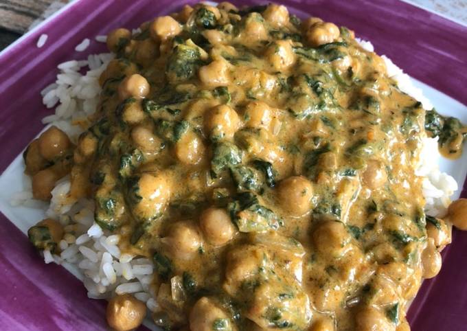 Veganes Kichererbsencurry