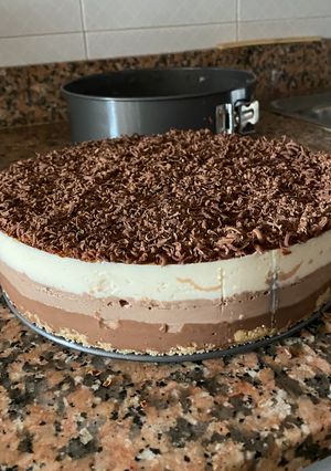 Una foto de Tarta 3 Chocolates