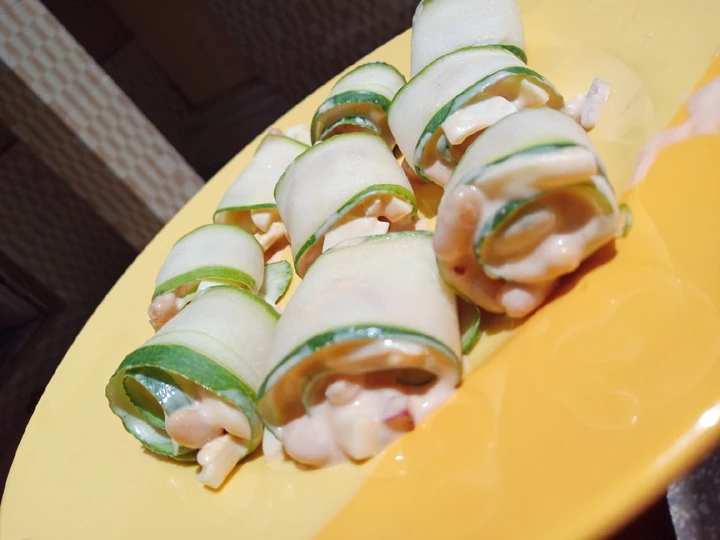 Easy Ways Make Recipes Cucumber rolls II the Delicious So Delicious.