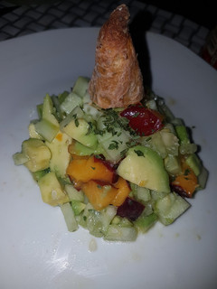 Una foto de Ensalada de albaricoque