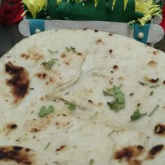 Homemade naan A picture of Homemade naan.