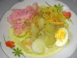 Lontong sayur labu siam