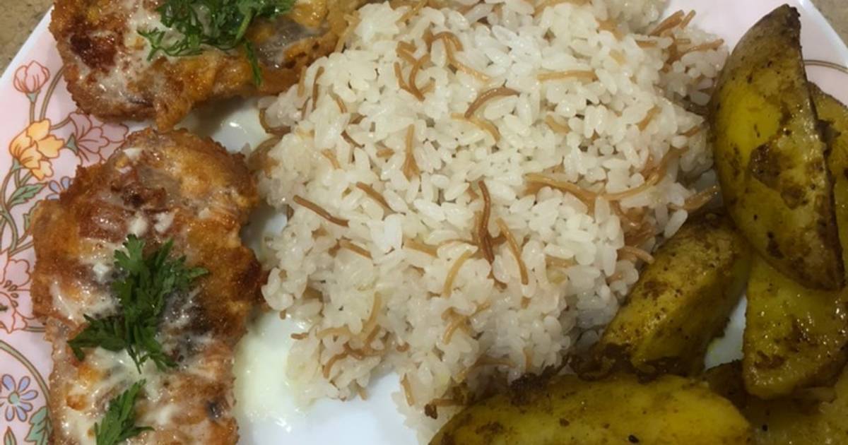 طريقة عمل طريقة عمل رز بالكريمة والدجاج - 457 وصفة سهلة وسريعة - كوكباد