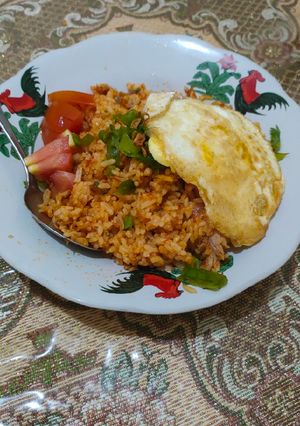 Foto resep Nasi goreng telur tuna bumbu sederhana rasa luar biasa