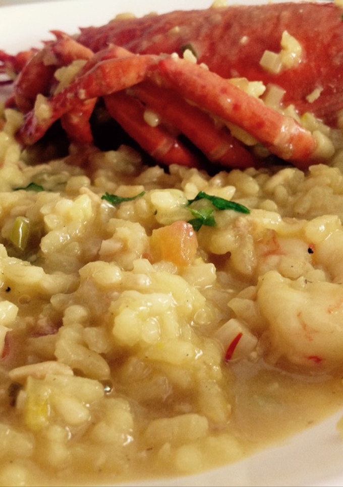 Una foto de Arroz con bogavante