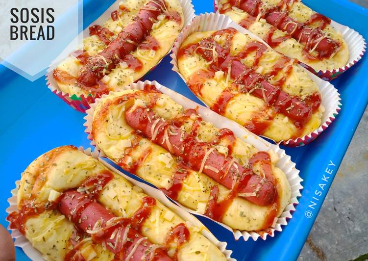 Resep Sosis Bread 🌭, Enak