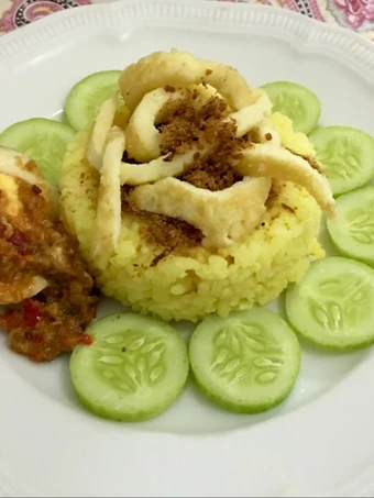 Cara Gampang Membuat Resep  Nasi Kuning ricecooker super simple yang Lezat, Enak Banget