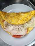 Omelette de atún