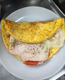 Omelette de atún