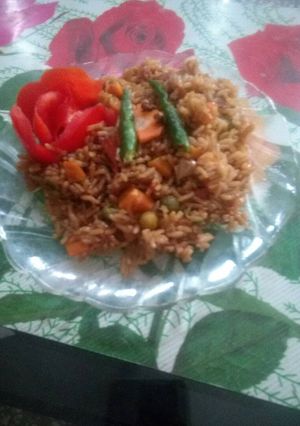 A picture of Sindhi pulao.