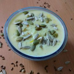 A picture of Kesariya Kheer.