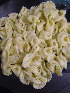 Una foto de Pasta con salsa de brócoli