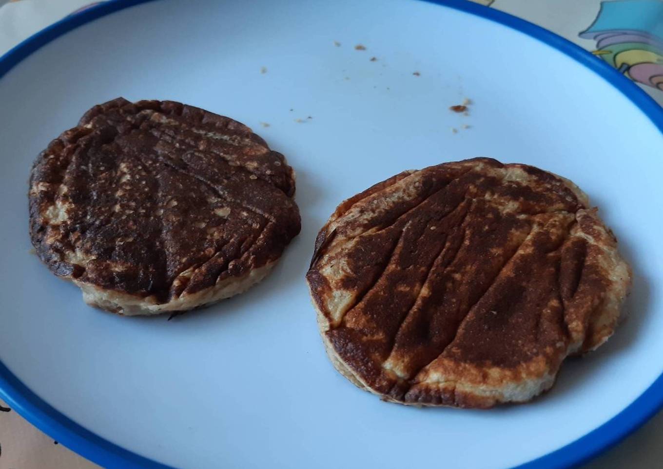 Tortitas de fresa y plátano