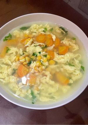 Foto resep Sup Jagung (Masakan Rumahan)