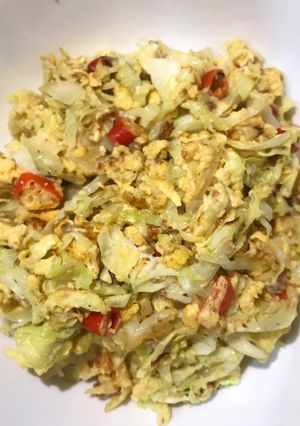 Foto resep Orak arik Telor & Kol