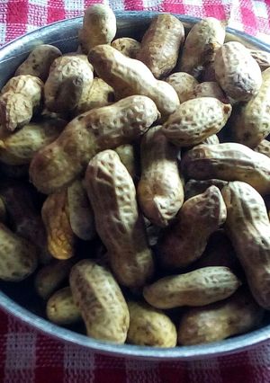 A picture of Boiled groundnut.
