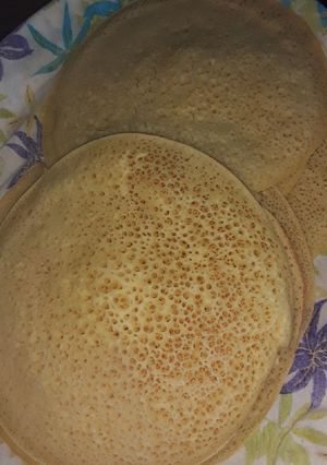 صورة لوصفة بغرير بدقيق الفينو