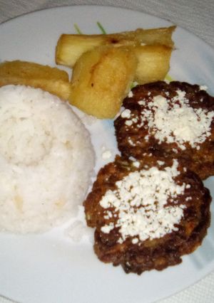 Una foto de Carne de hamburguesa vegetariana