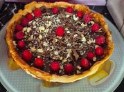 Une photo de crème nutella