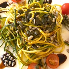 A picture of Healthy courgette salad.
