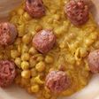 Garbanzos al curry con Longaniza de Vacuno 🍲
