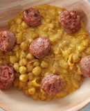 Garbanzos al curry con Longaniza de Vacuno 🍲