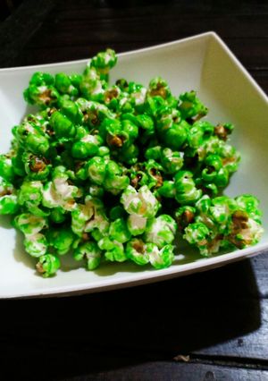 Foto resep Popcorn pandan