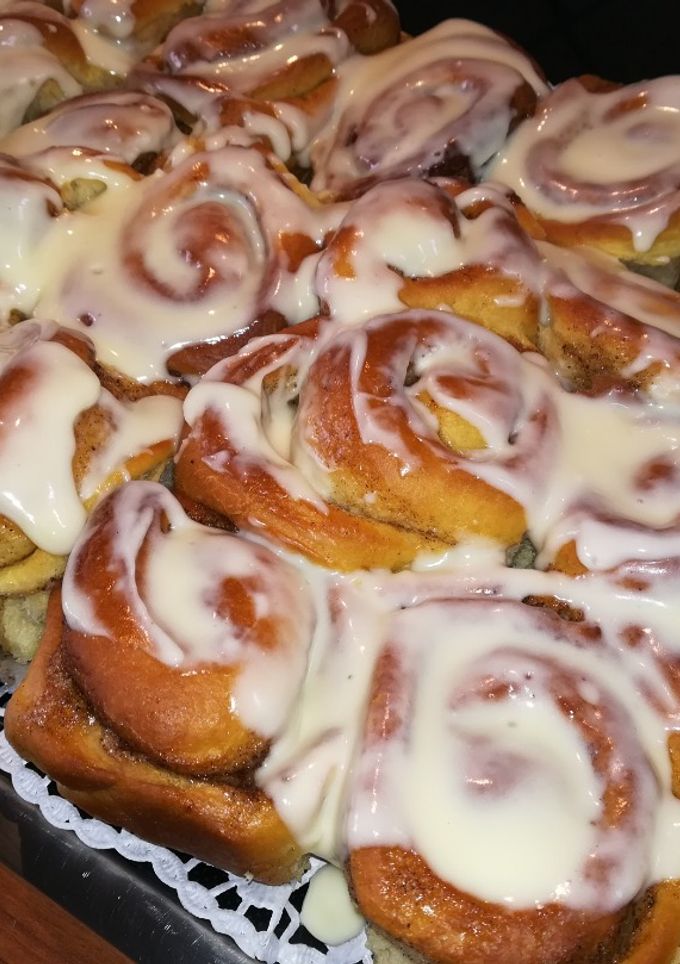Φωτογραφία της συνταγής Αφράτα Cinnamon rolls