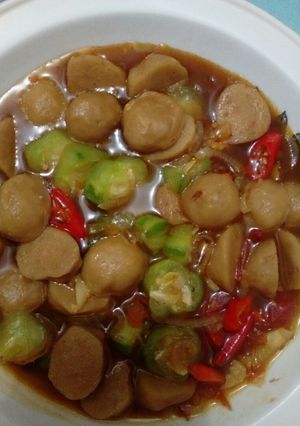 Foto resep Tumis Oyong+Bakso