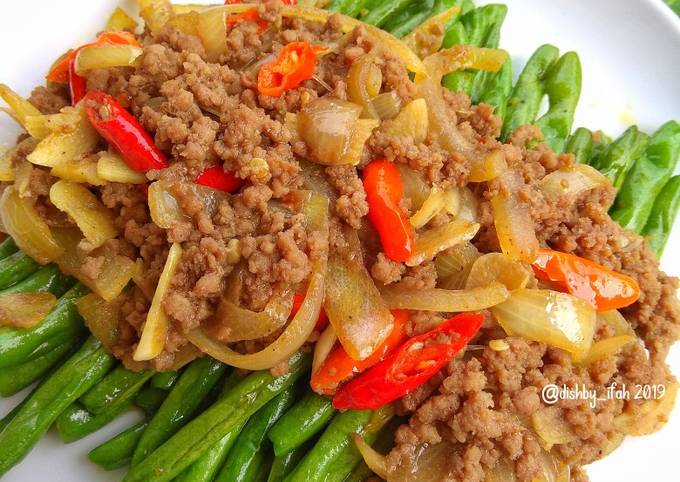 Resep Tumis Buncis Daging Giling Oleh Dish By Ifah Cookpad