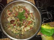 Una foto de ceviche de camarón