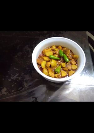 আলু ওল কচুর দম রেসিপির প্রধান ছবি